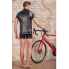 NEK T-shirt VEGA Noir-Rouge